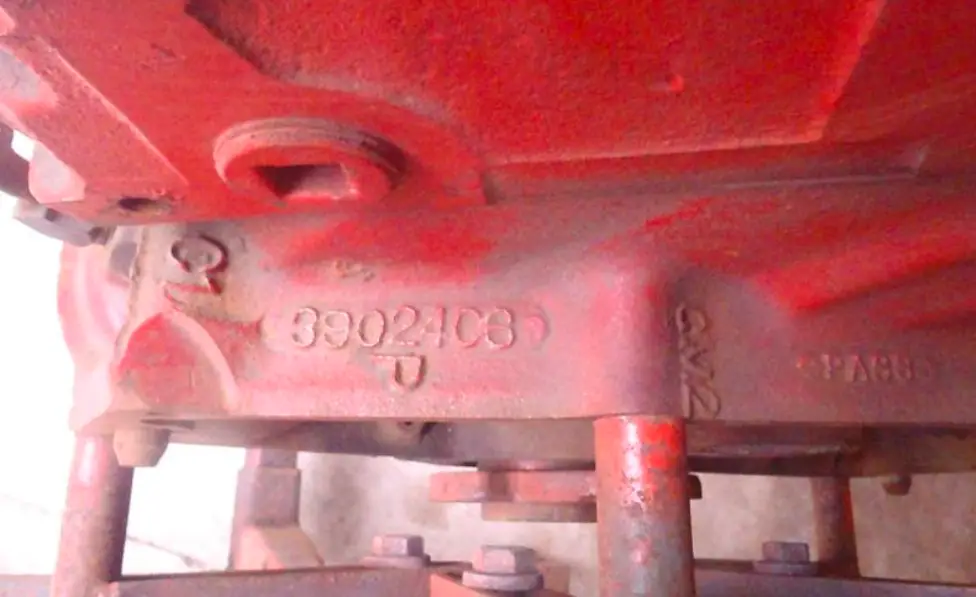 chevy 396 engine identification code