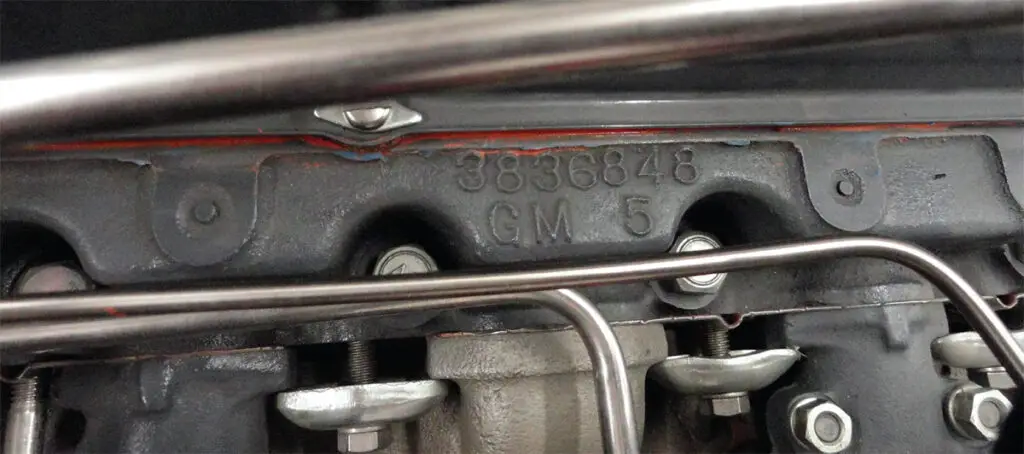 chevy inline 6 engine identification