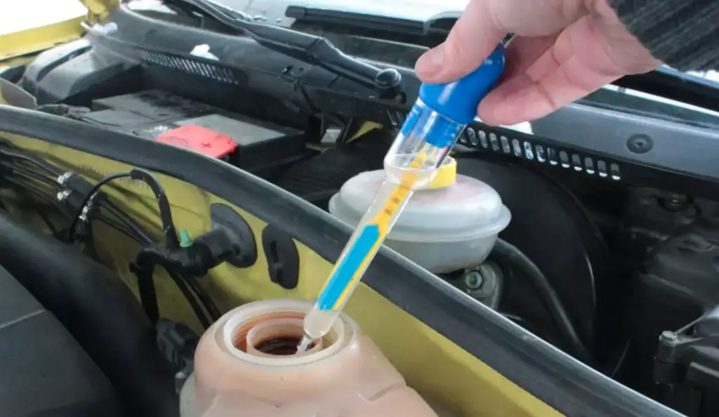 how to check radiator fluid level