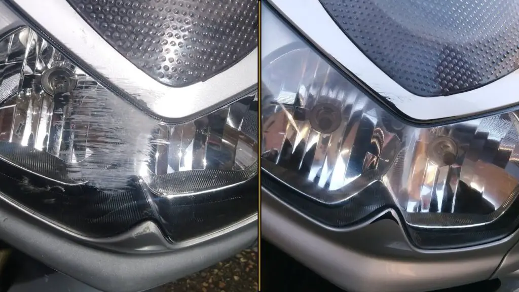 how to remove scratches from headlight lens