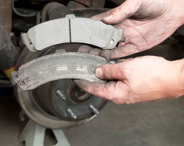 inner brake pad worn more than outer