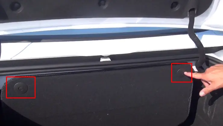 how to extend cargo shade in camaro 2020