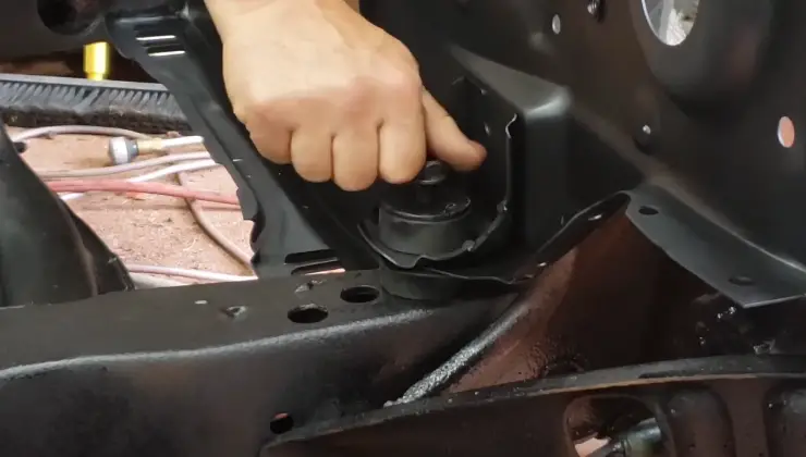 how to install radiator support bushings