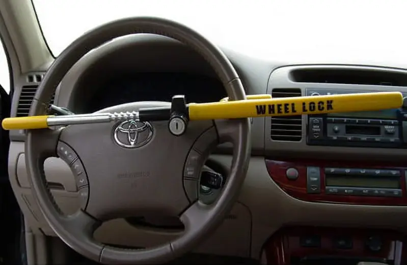 Steering Wheel Lock Bar