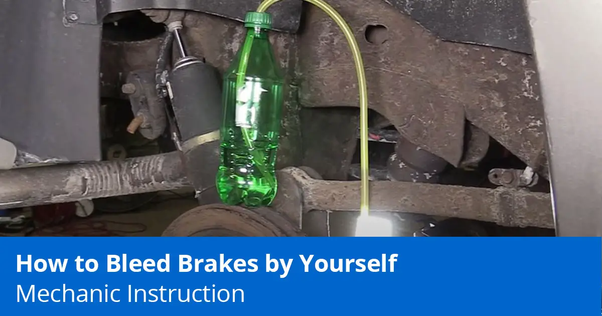 how to bleed brakes by yourself