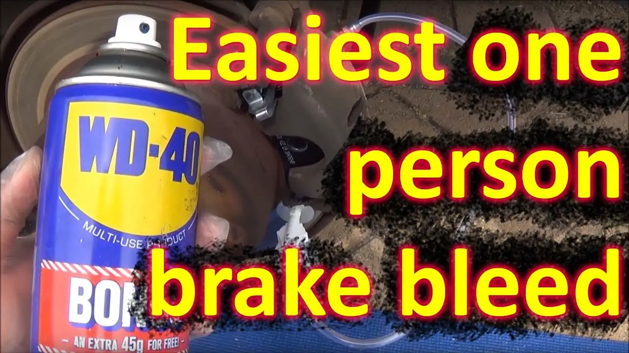 How to Bleed Brakes With One Person