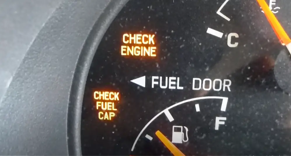 Check Engine Light Gas Cap Alert