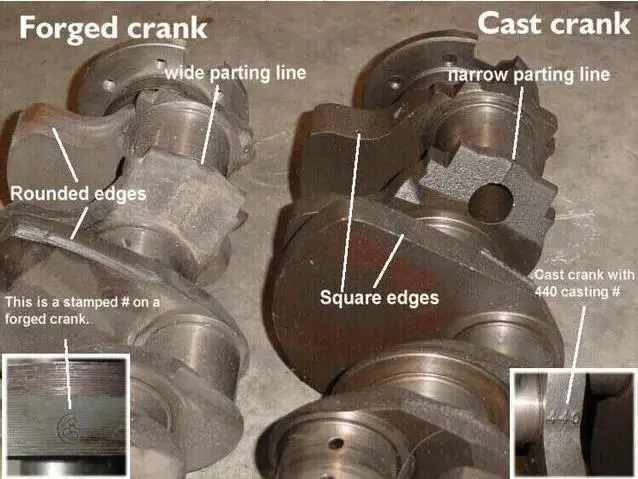 cast vs forged crankshaft