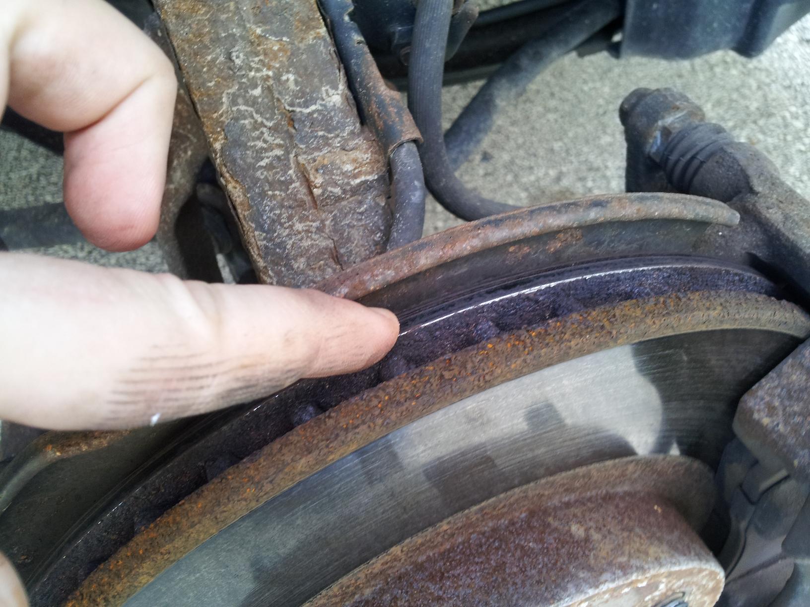 Brake Pads Rubbing on Rotor