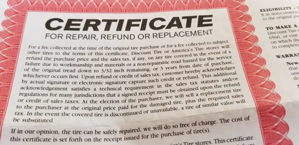 are discount tire certificates worth it