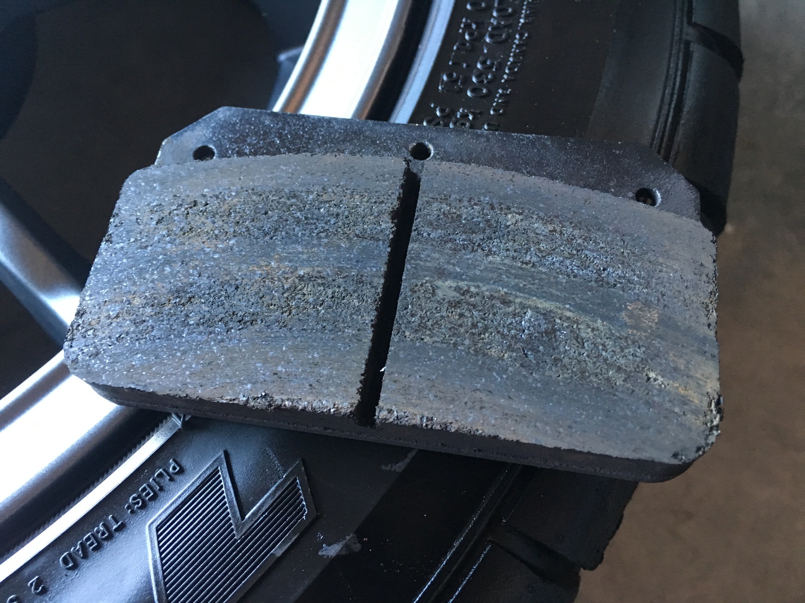 brake pad glazing