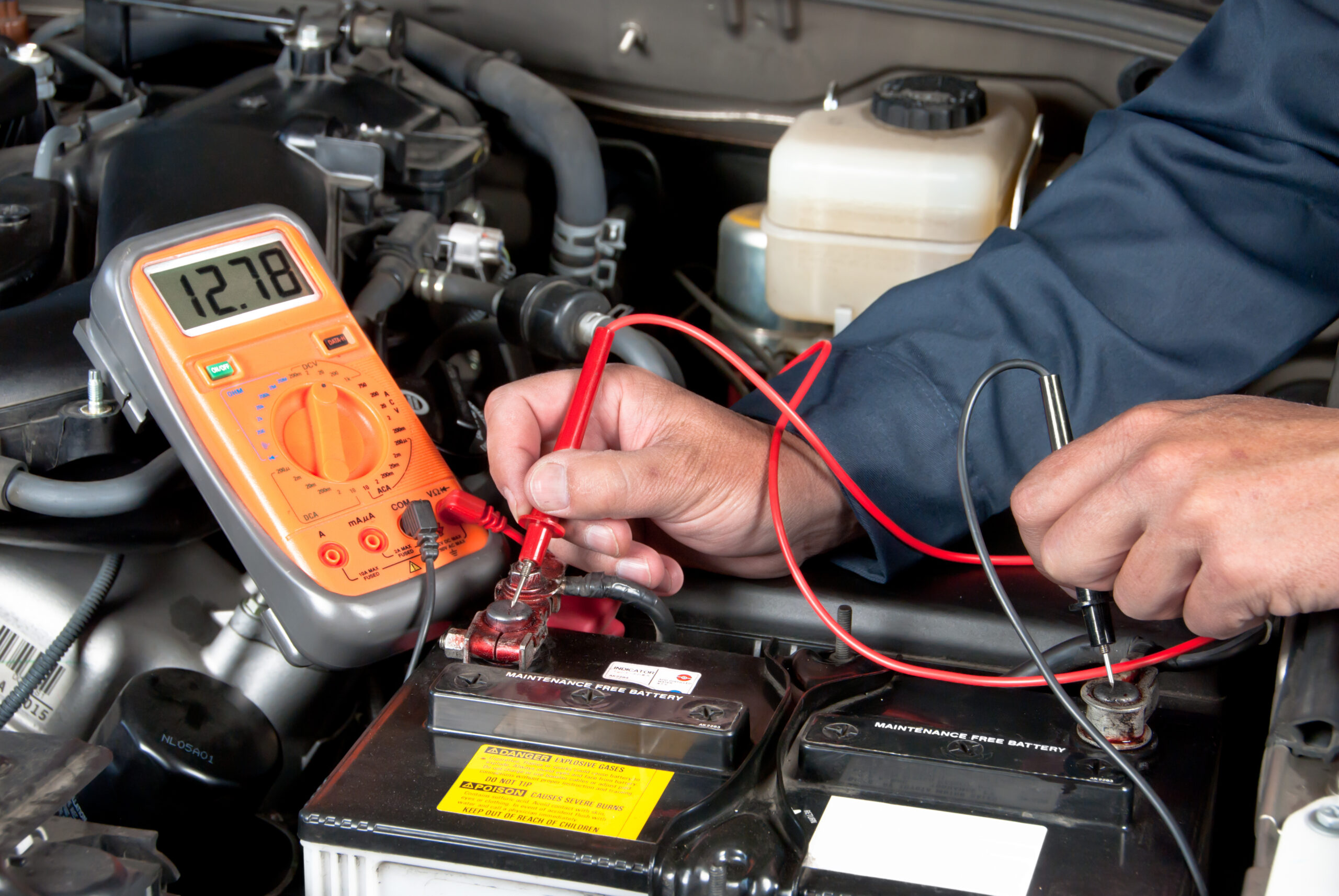 car battery low voltage