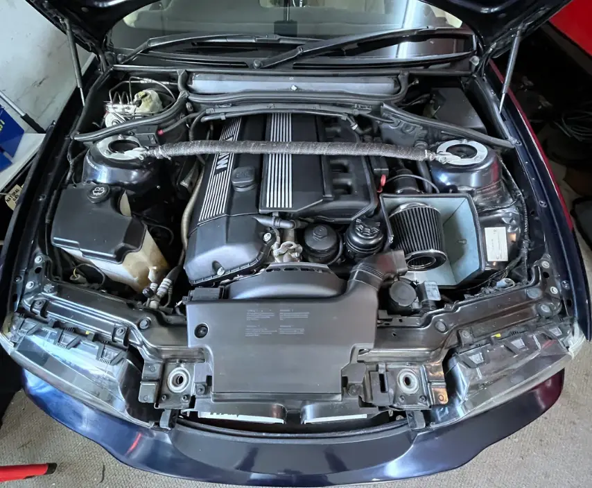 engine bay detailing