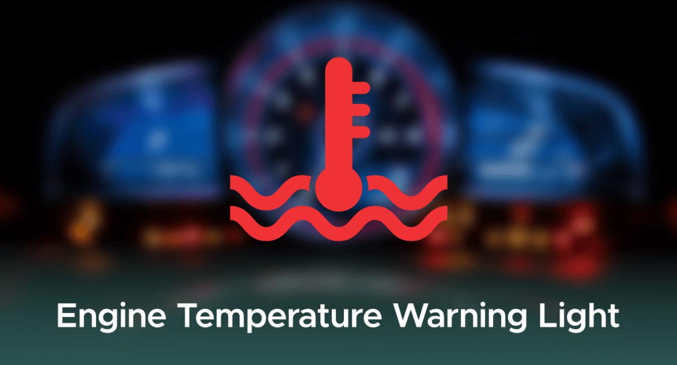 engine temperature warning light