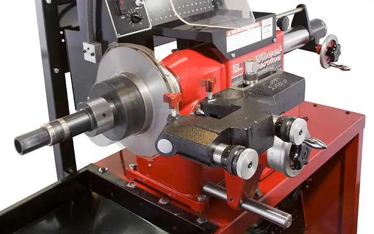 how to use a brake lathe