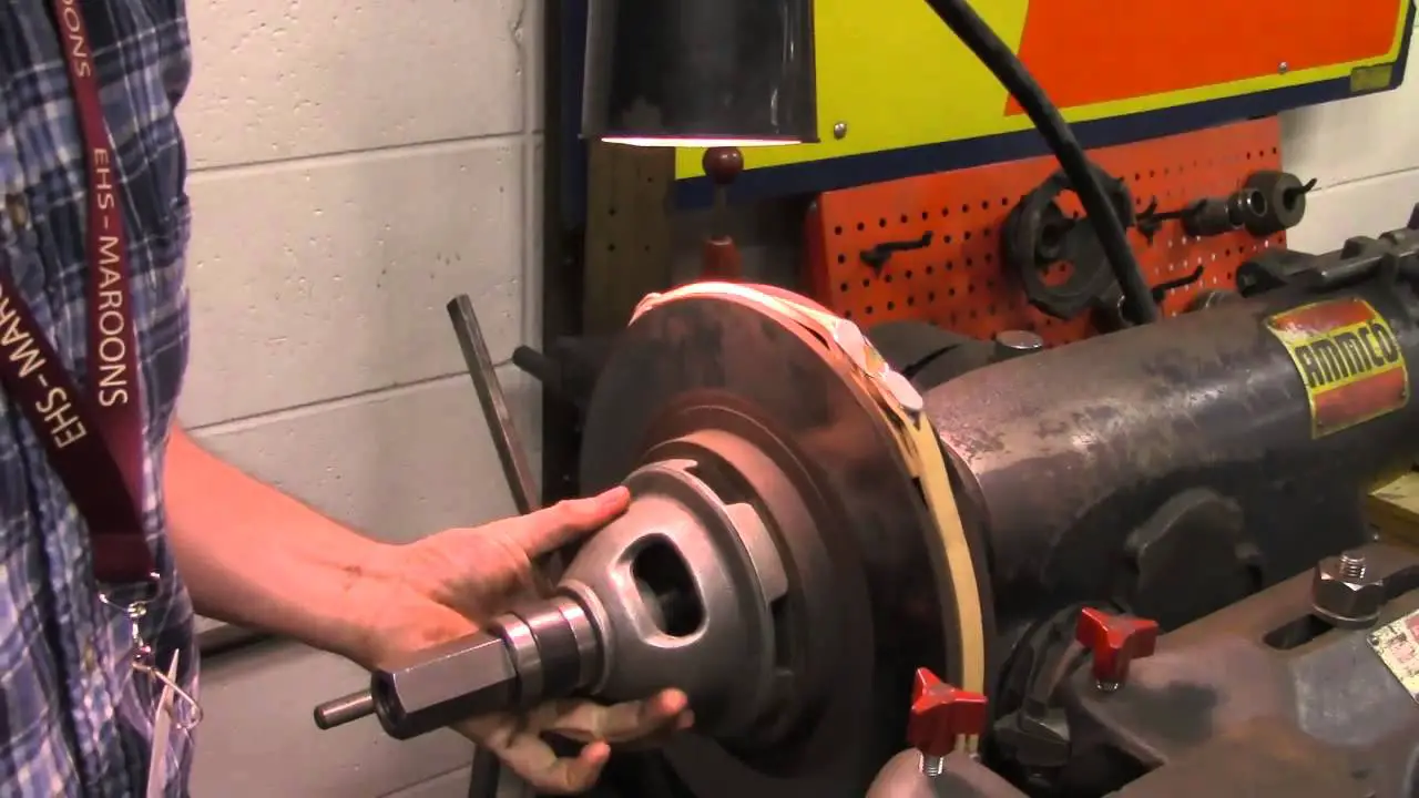 how to use a brake lathe