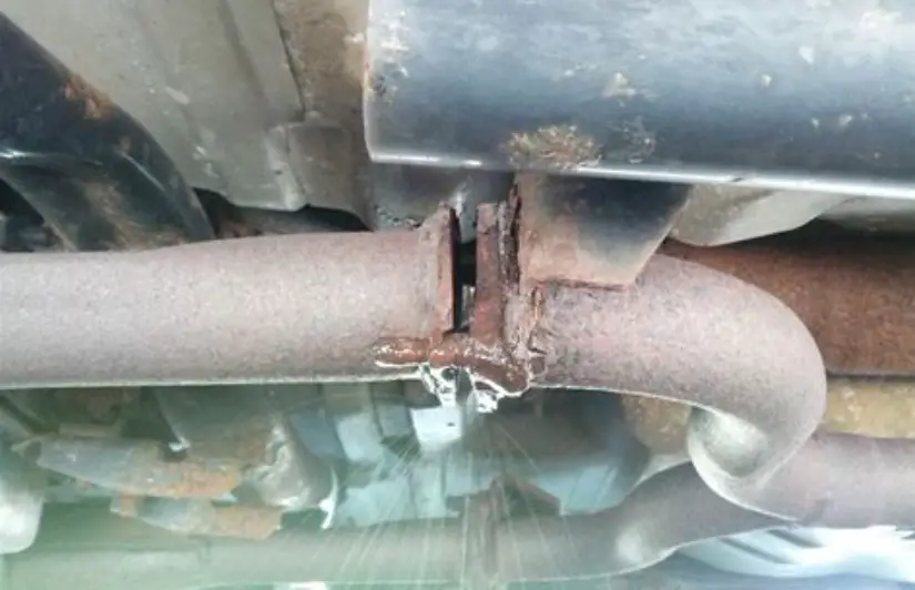 Exhaust Pipe Broke Off Catalytic Converter
