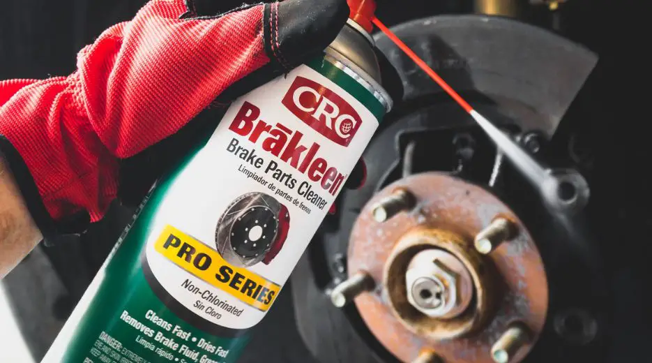 Brake Cleaner on Skin