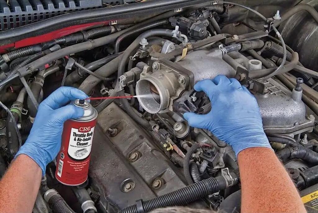 Can you use brake cleaner on throttle body