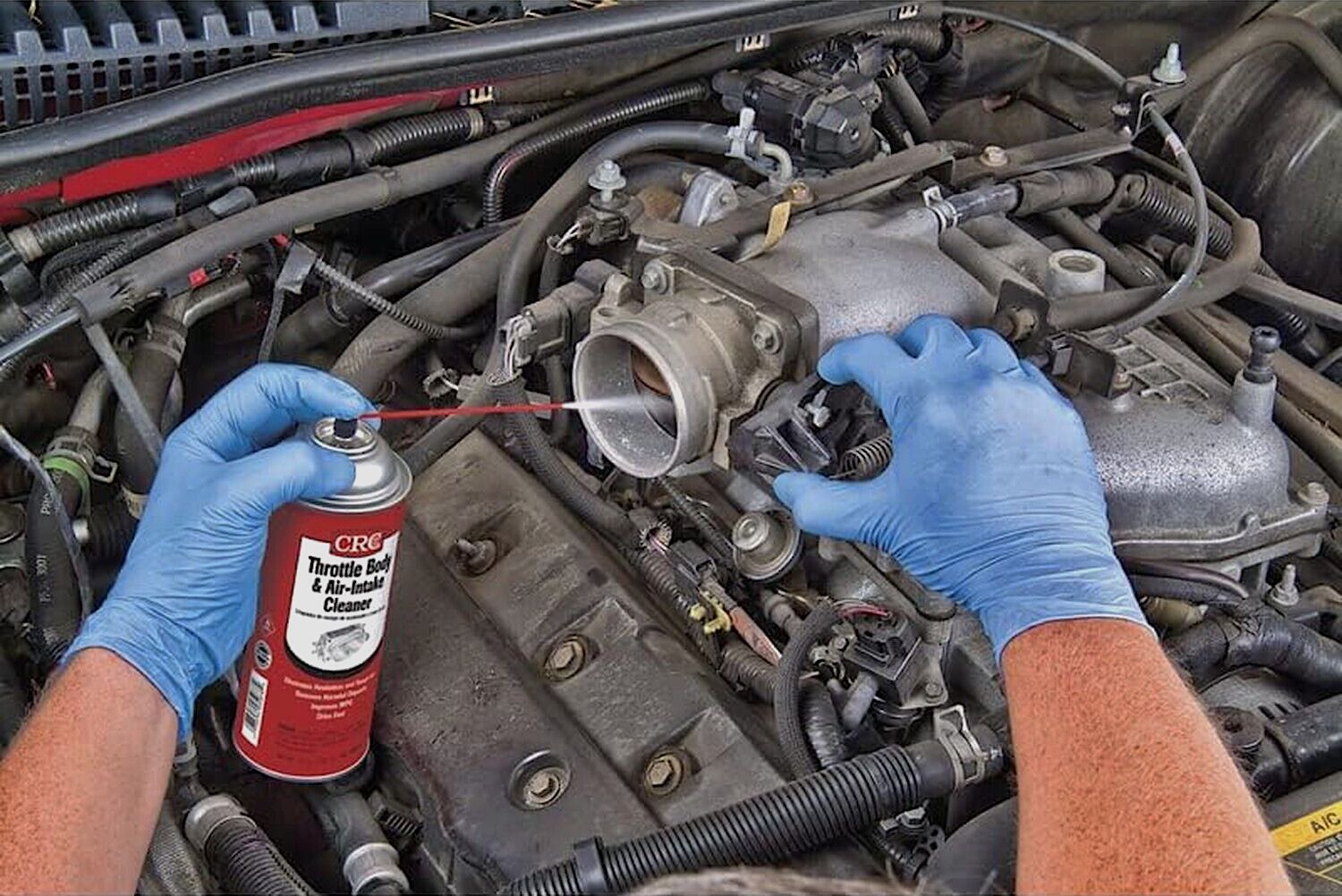 Can you use brake cleaner on throttle body