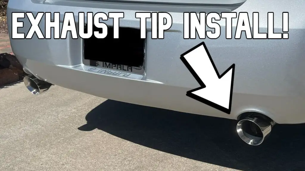 How to put on exhaust tip