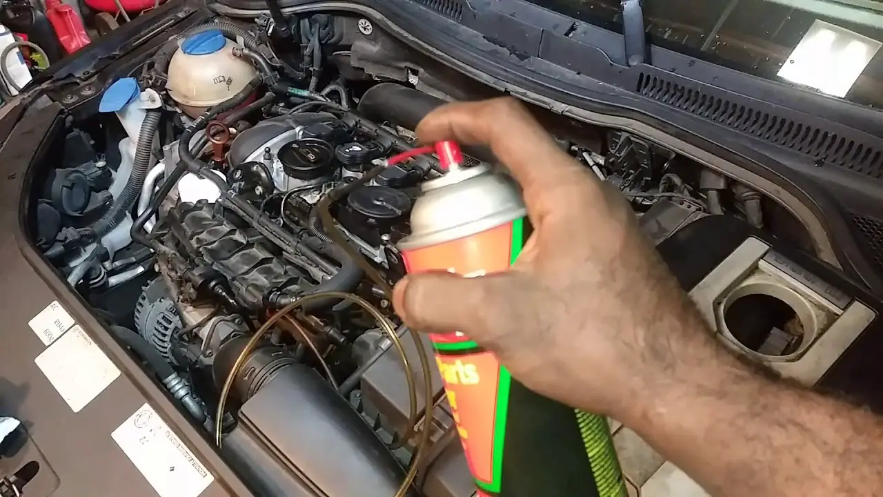 cleaning injectors with brake cleaner