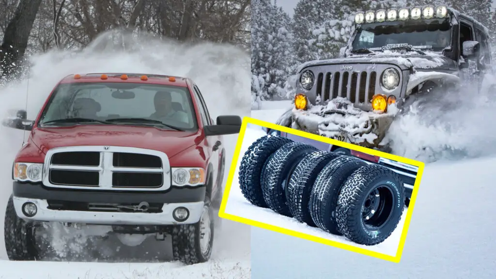 are off road tires good for snow