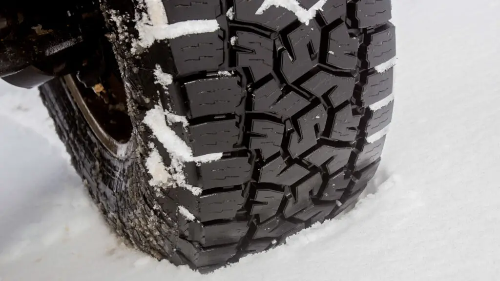 are off road tires safe for snow