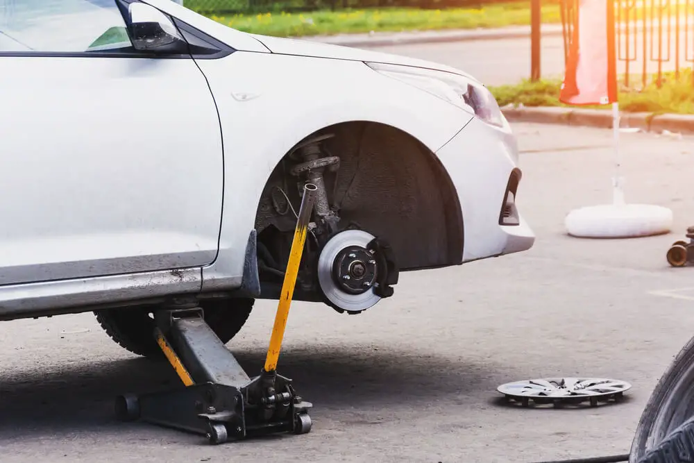 Car Fell Off Jack While Changing Tire