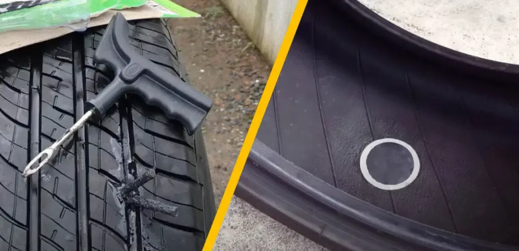can you plug a tire twice in the same place