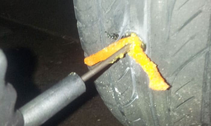 can you plug a tire twice in the same place