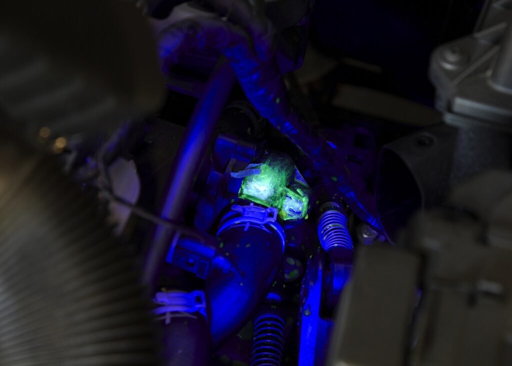 Black Light to Detect Coolant Leak on Engine: Stop Engine Overheating 1 Black Light to Detect Coolant Leak on Engine