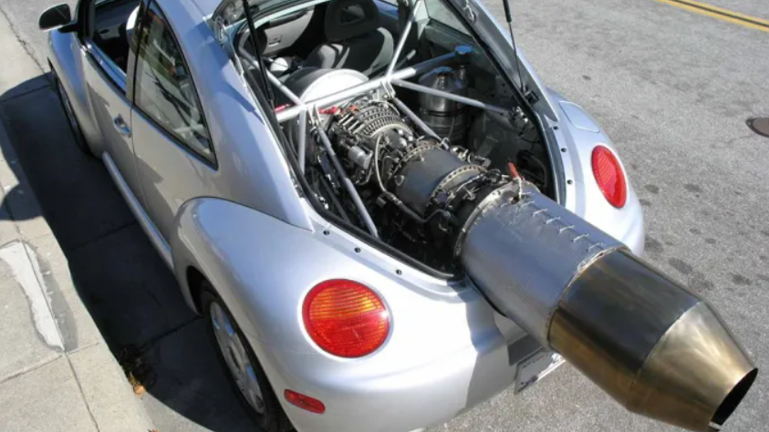 Jet Engine on Car
