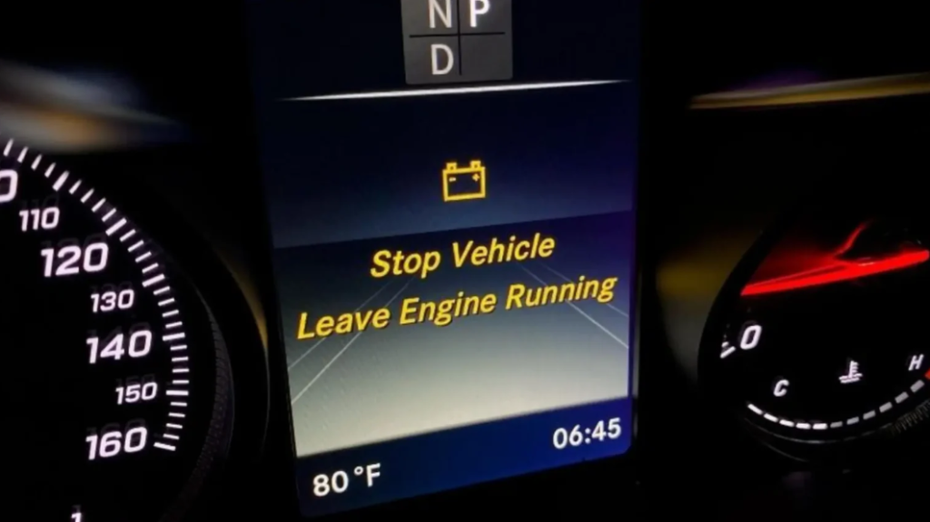 Stop Vehicle Leave Engine Running